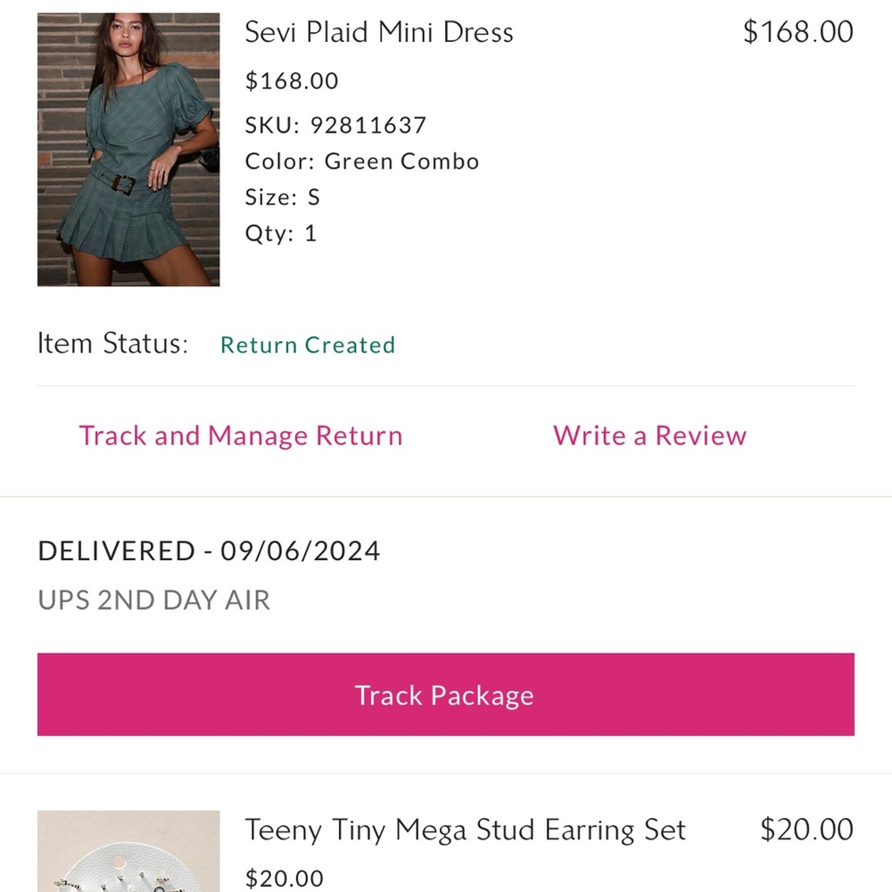 Green Pleated Mini Skater Skirt for Night Out - Picture 2 of 3